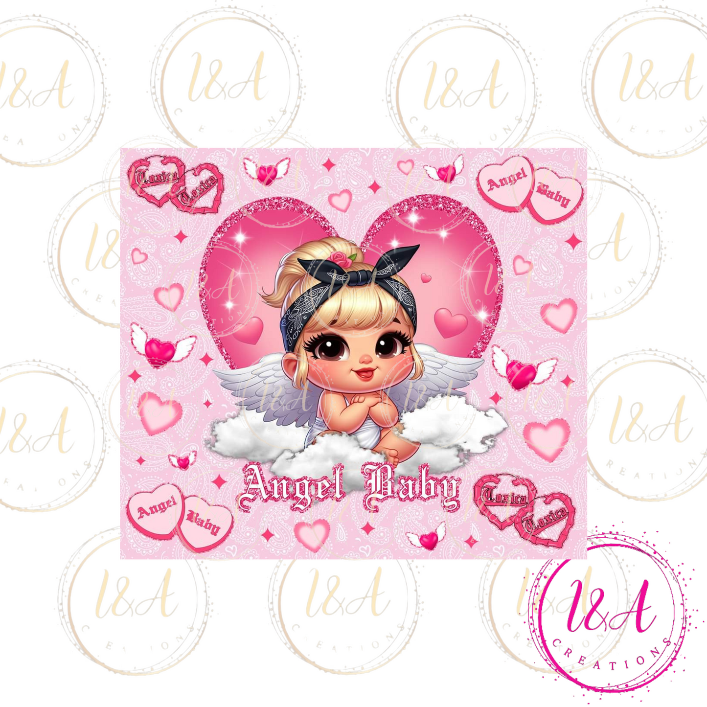 Angel baby pink