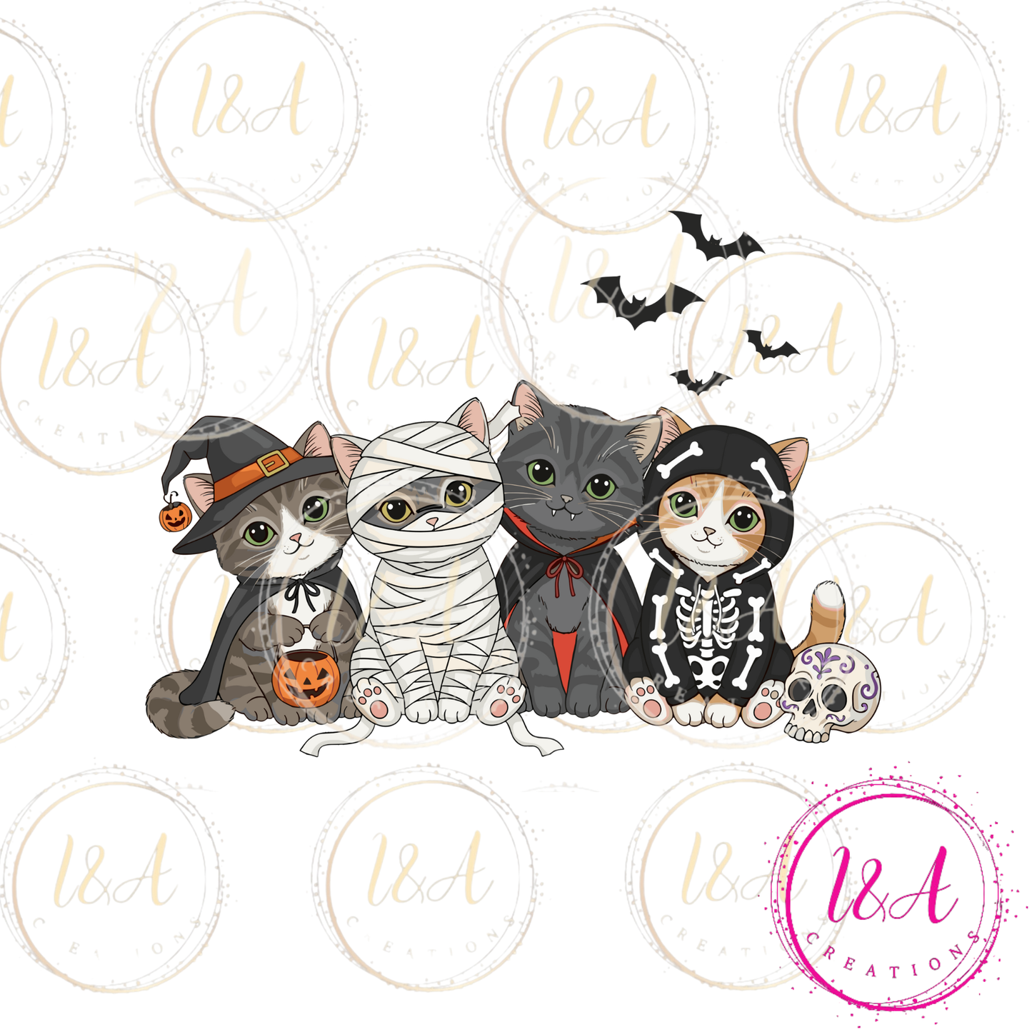 #119C Cat lovers halloween