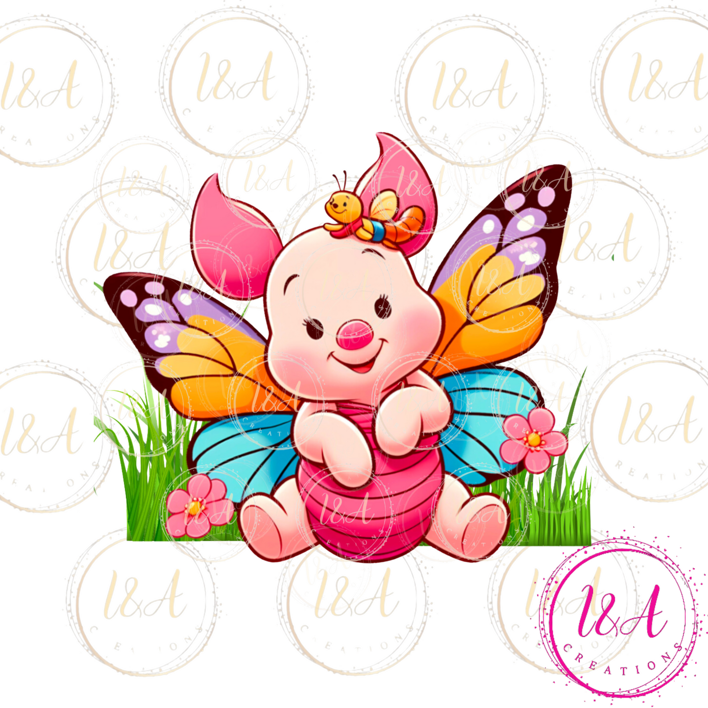 #110 butterfly pig