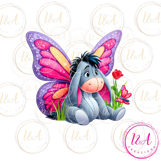 #112 butterfly donkey