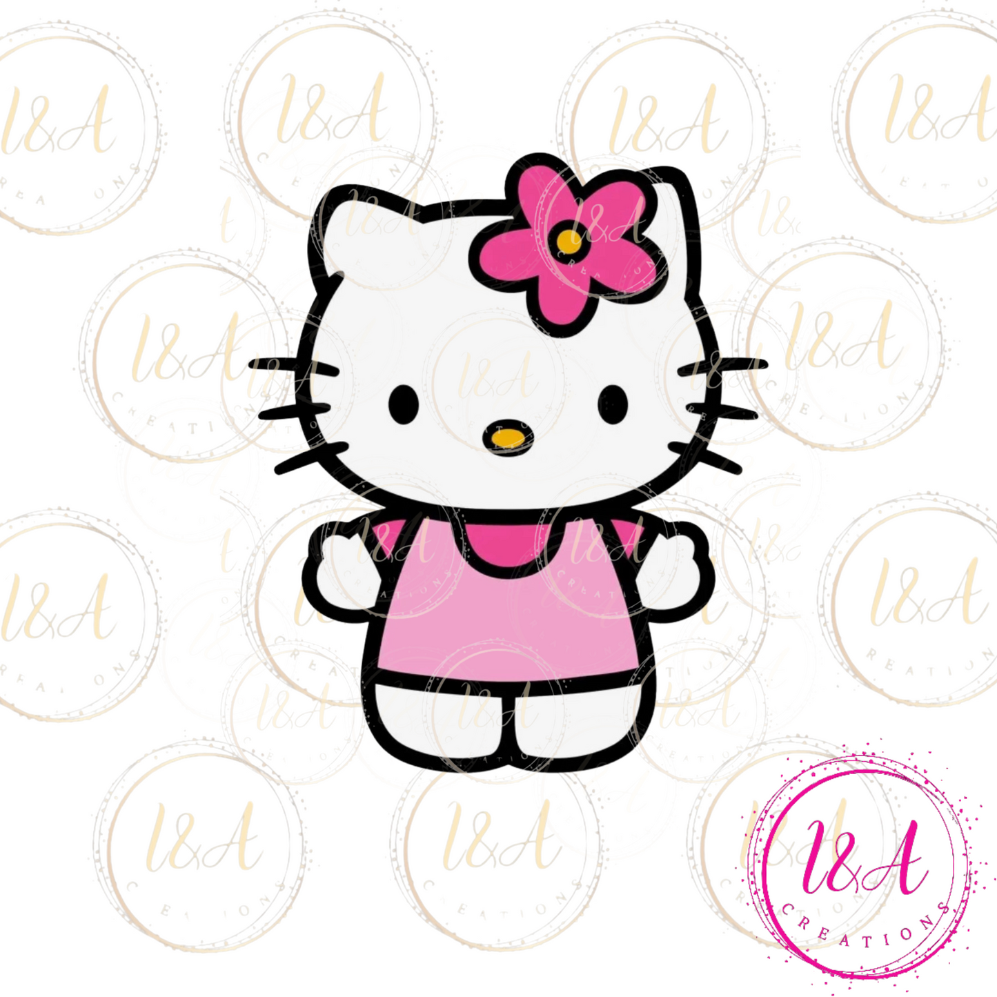 #123 pink dress kitty