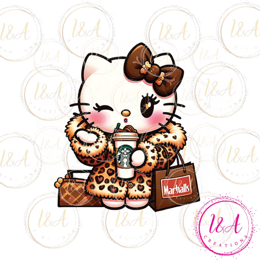 #125 shopping kitty