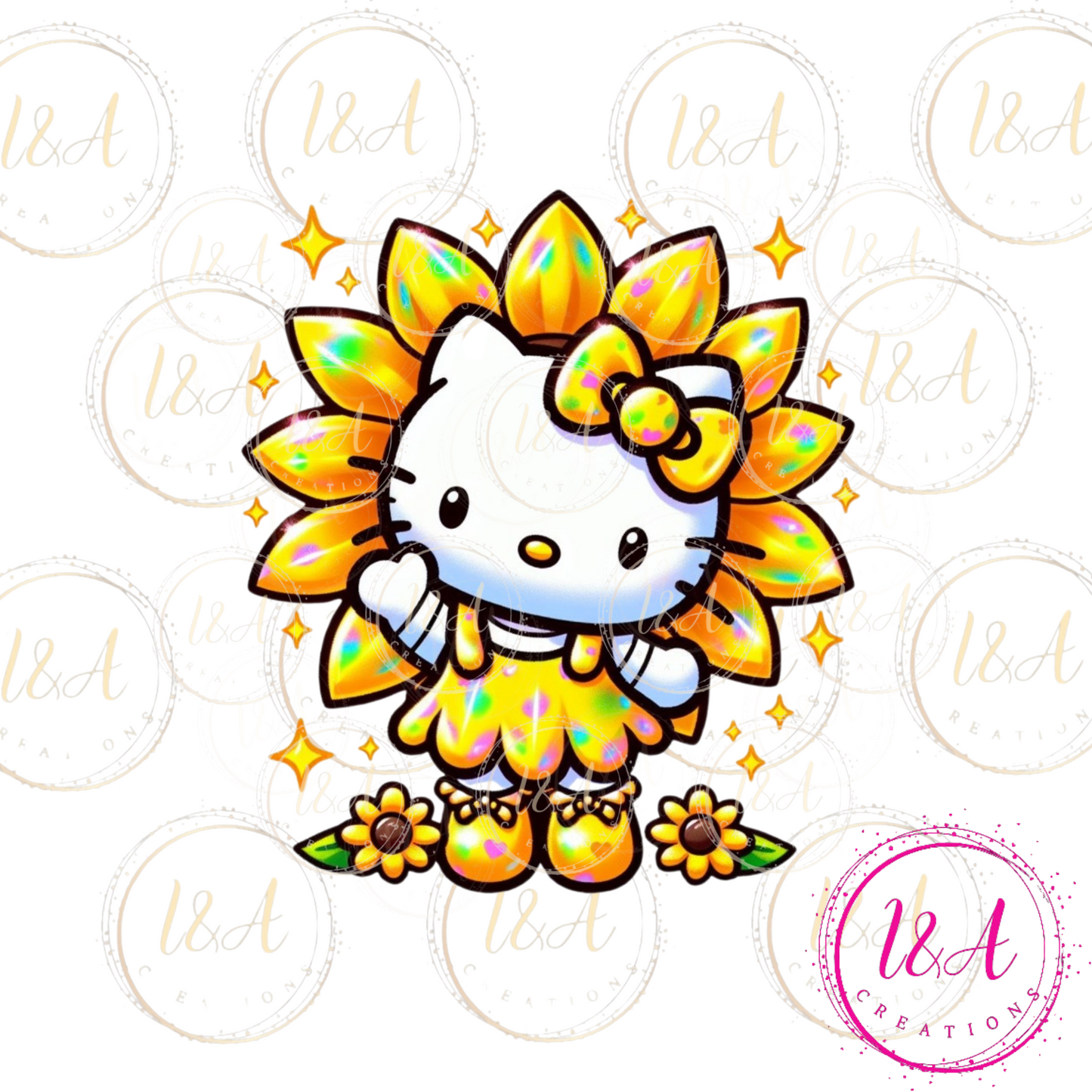 #129 Sunflower kitty