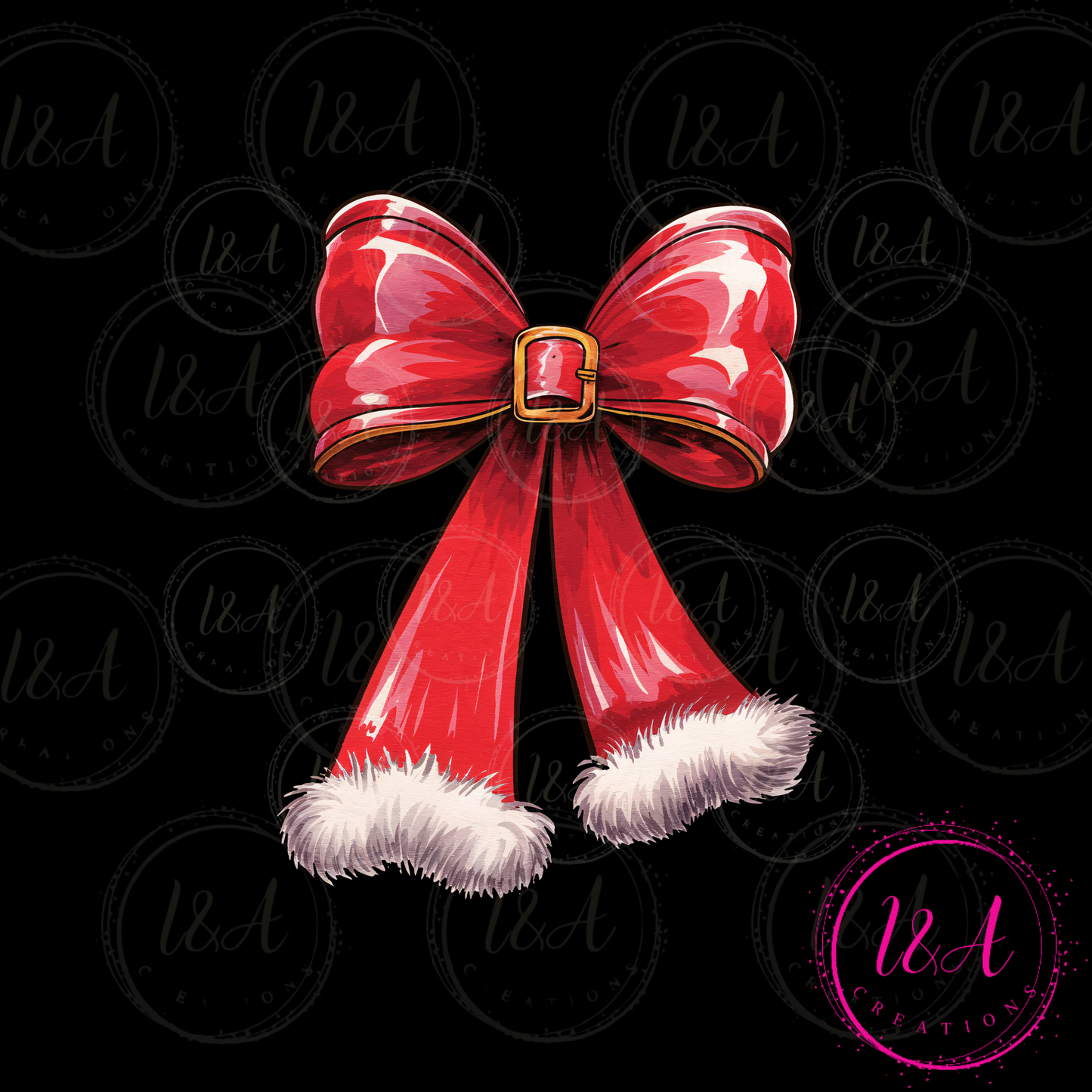 #228B Christmas bow