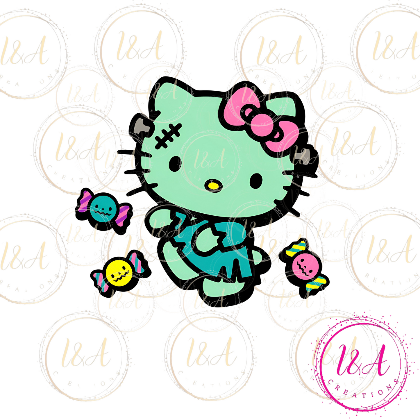 #177B Zombie kitty