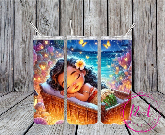 Baby Moana sleeping