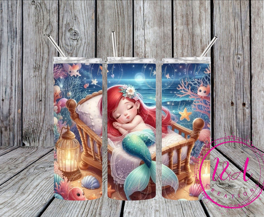 Mermaid sleeping