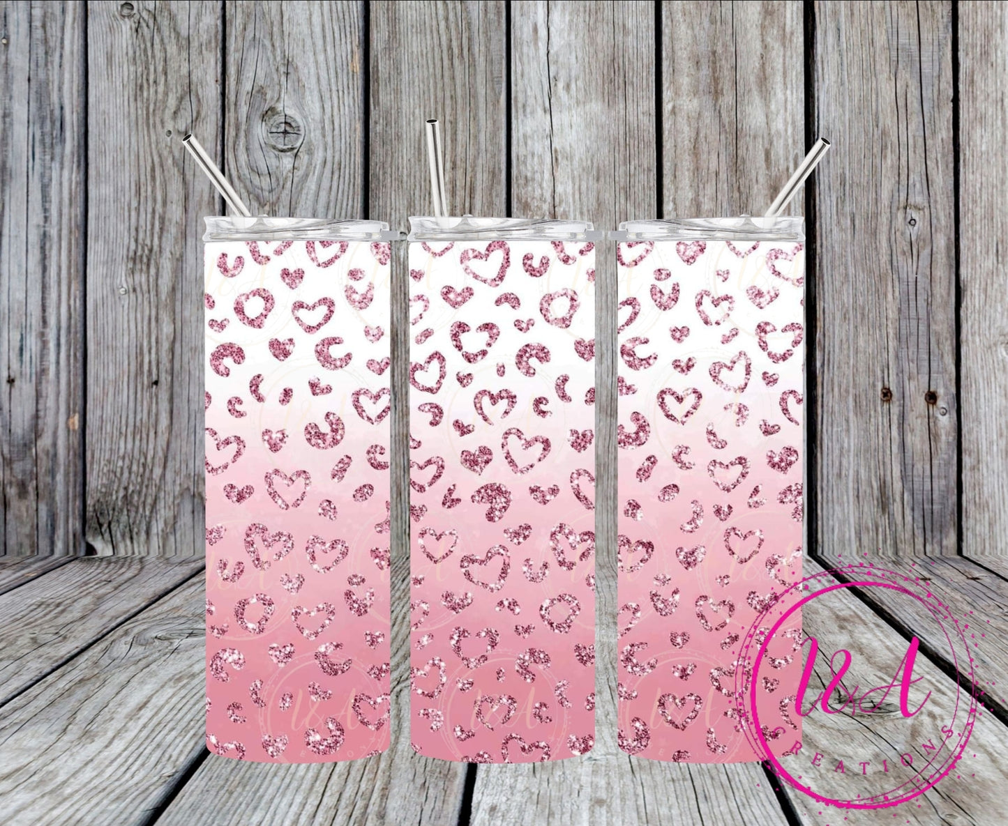 Pink hearts
