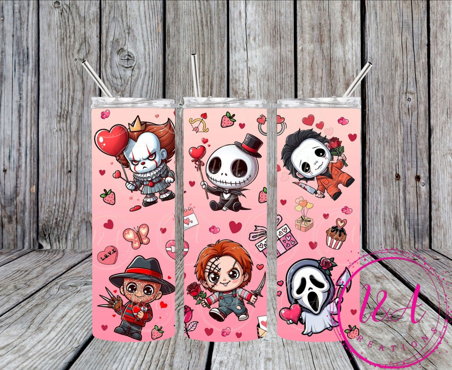 Scary friends valentines