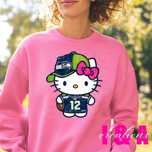 #317c Seahawks kitty