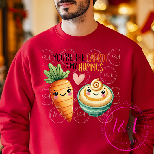 #659B you're the carrot to my hummus