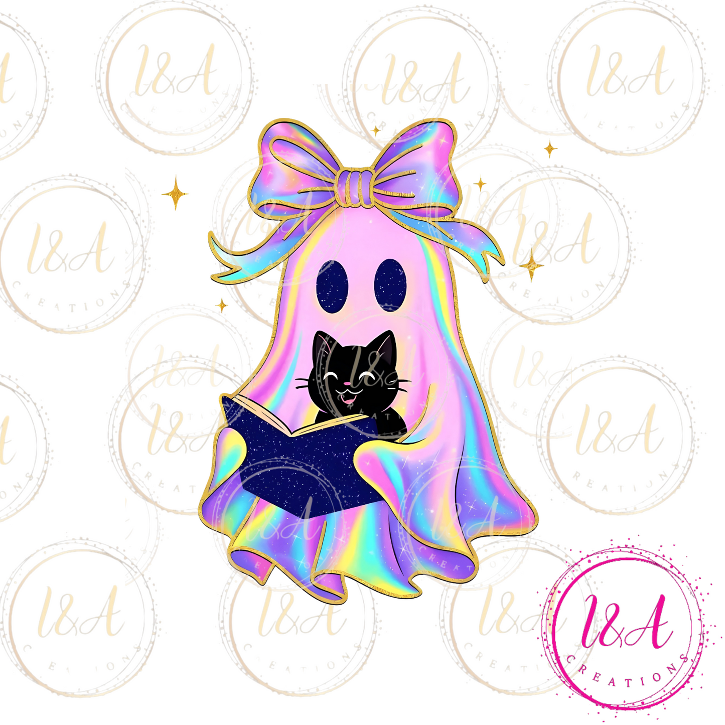 #54C ghost and a cat