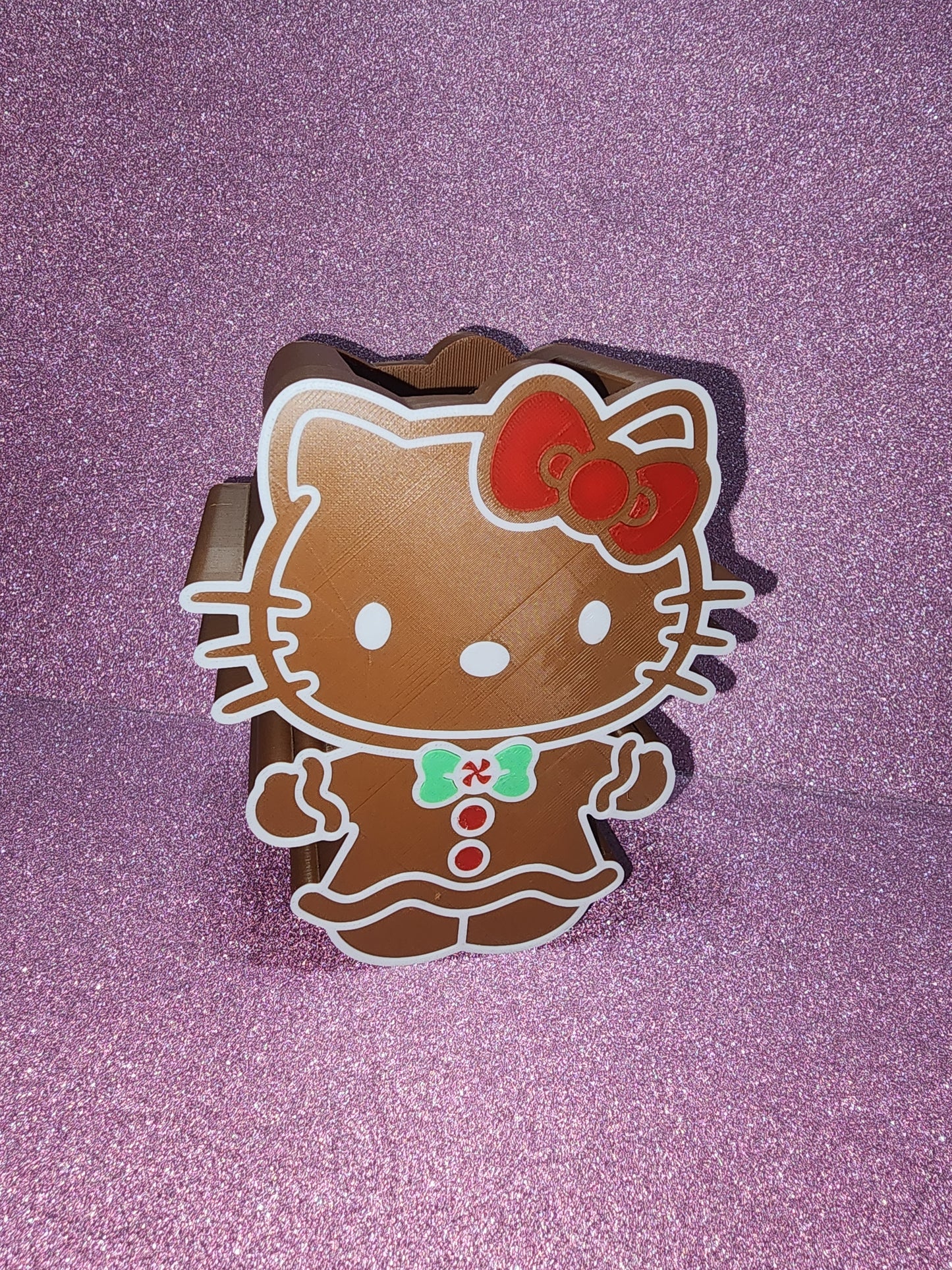 Kitty gingerbread soap holder (bath&body works)