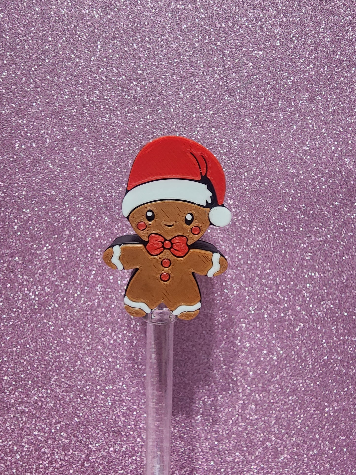 gingerbread christmas strawtopper