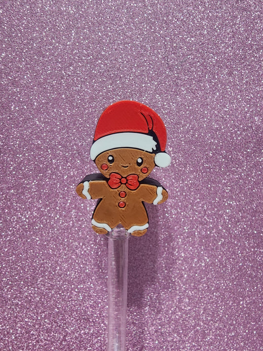 gingerbread christmas strawtopper