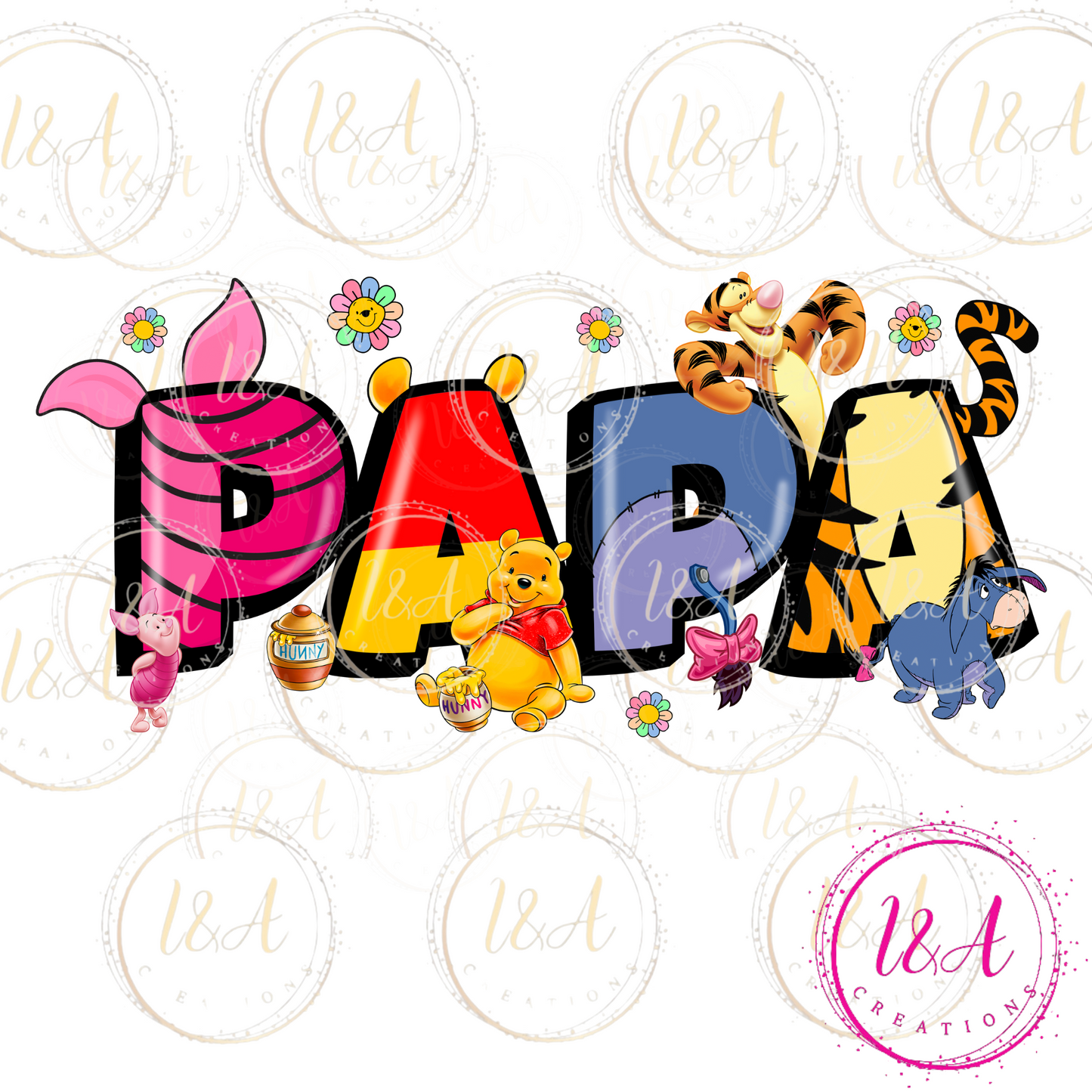 #454 PAPA-DAD/ honey bear