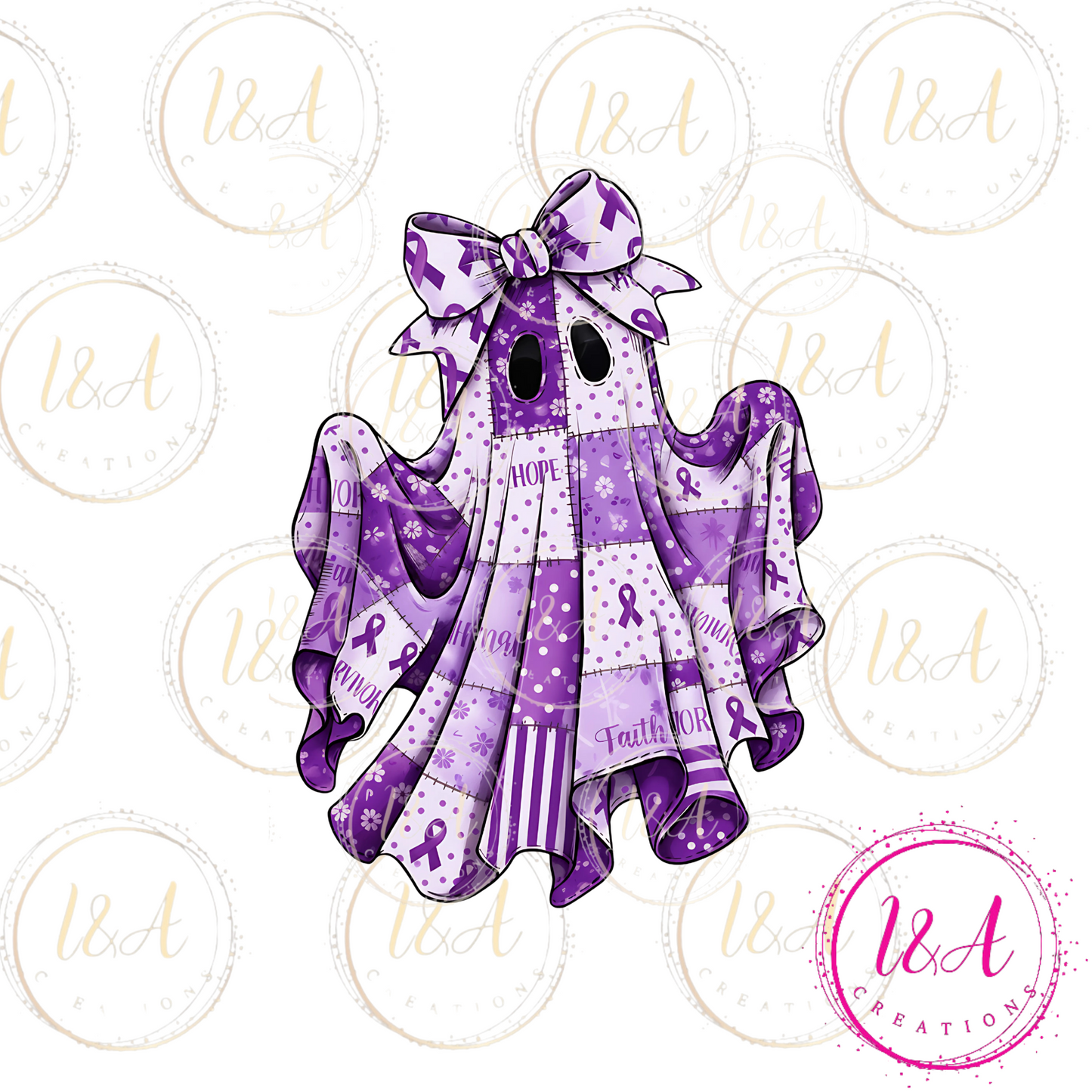 #120B Domestic violence awareness ghost