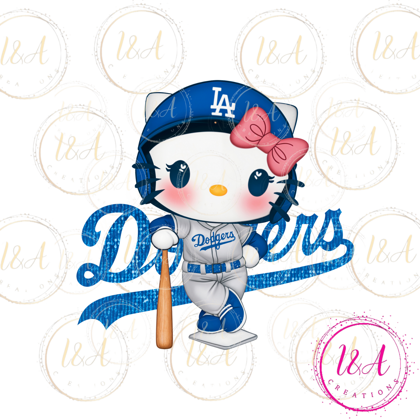 #413B kitty ⚾️ pink
