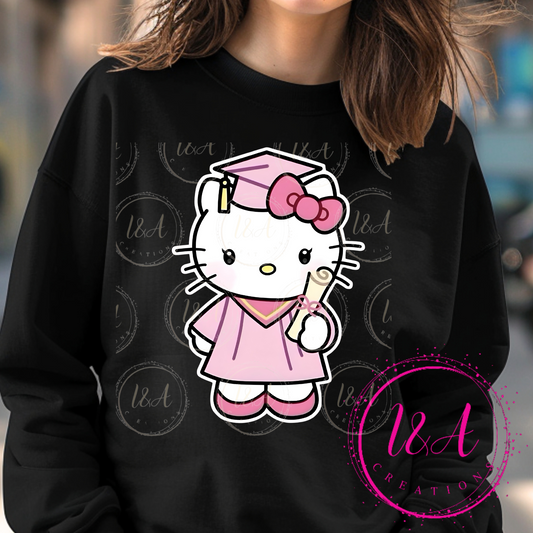 #795B Kitty graduation