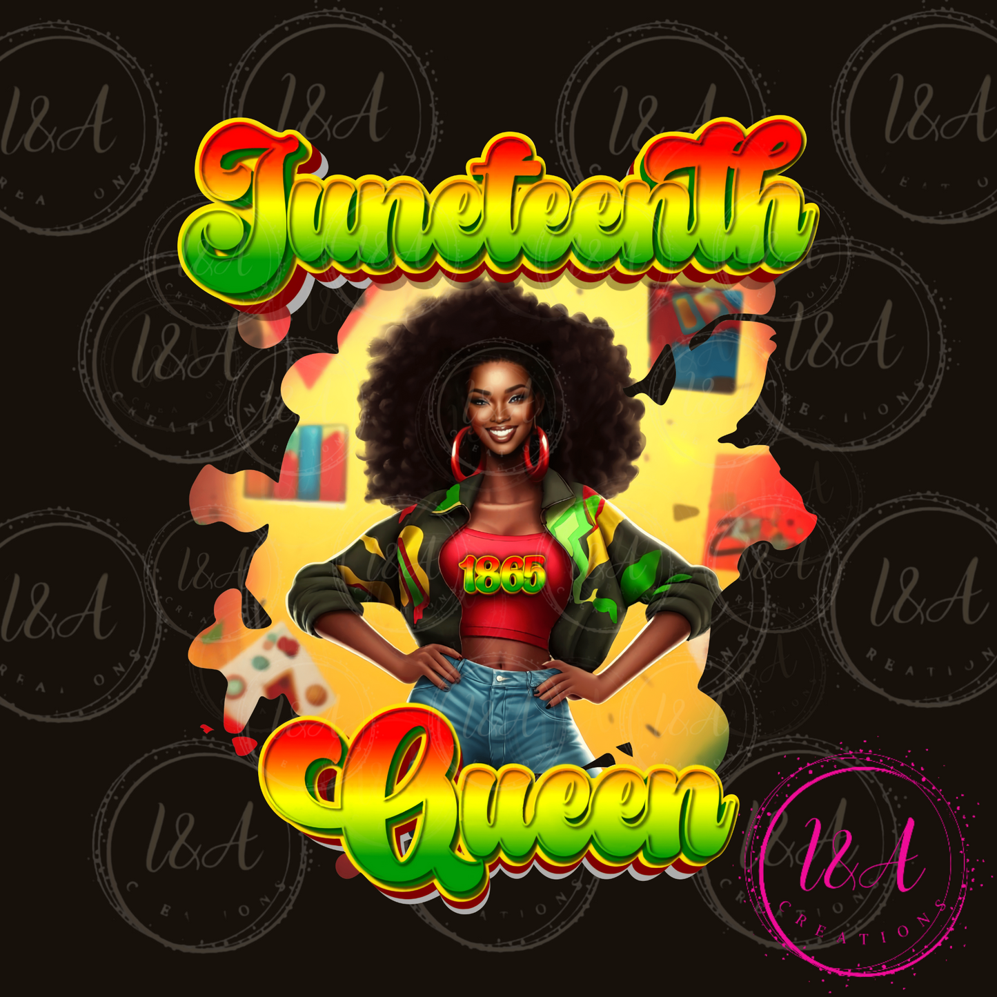 #802 Juneteenth Queen
