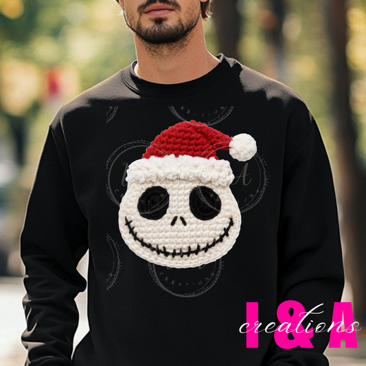 #172C Faux chrochet skull
