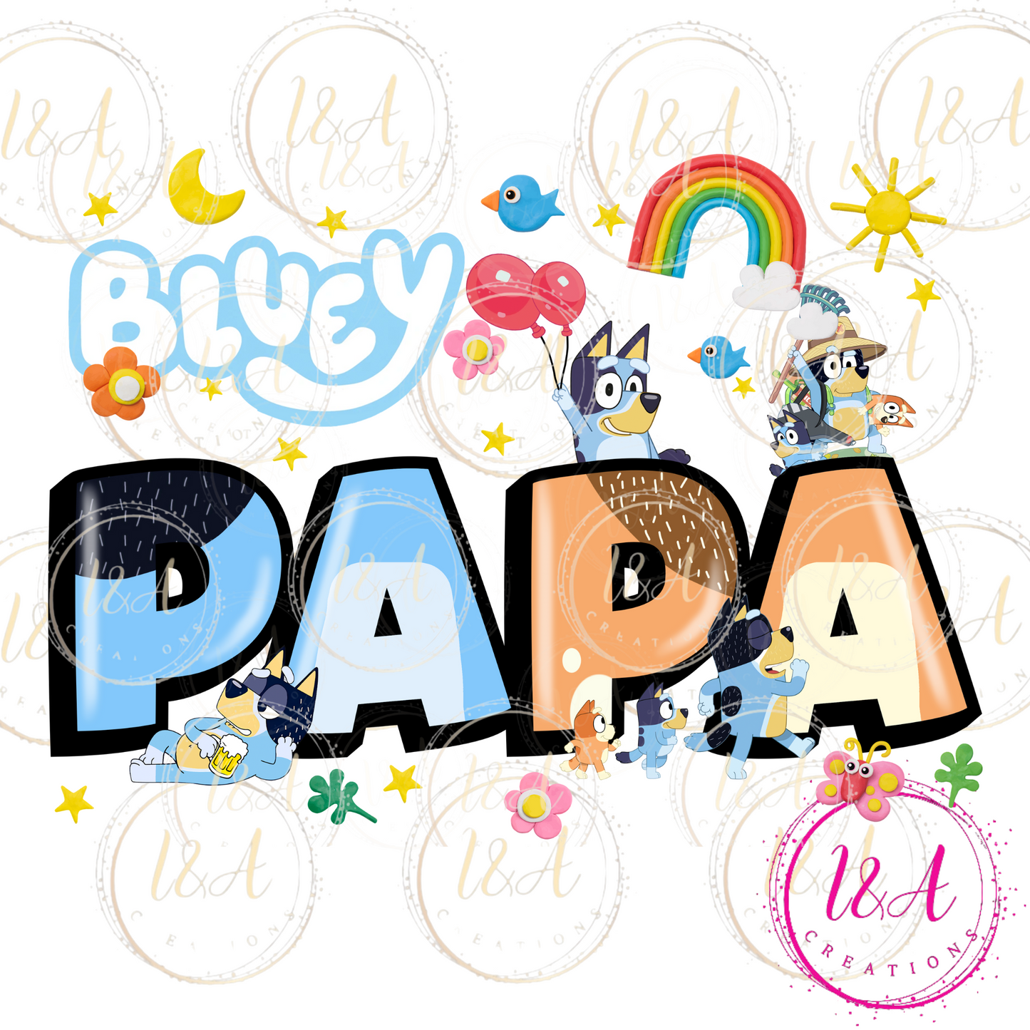 #463 PAPA-DAD/ Blueyyyy
