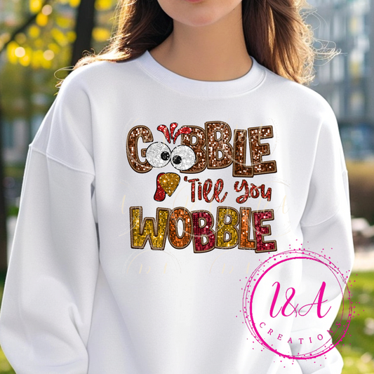 #418B Gobble till you wobble