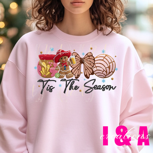 #161C Faux chrochet tis the season
