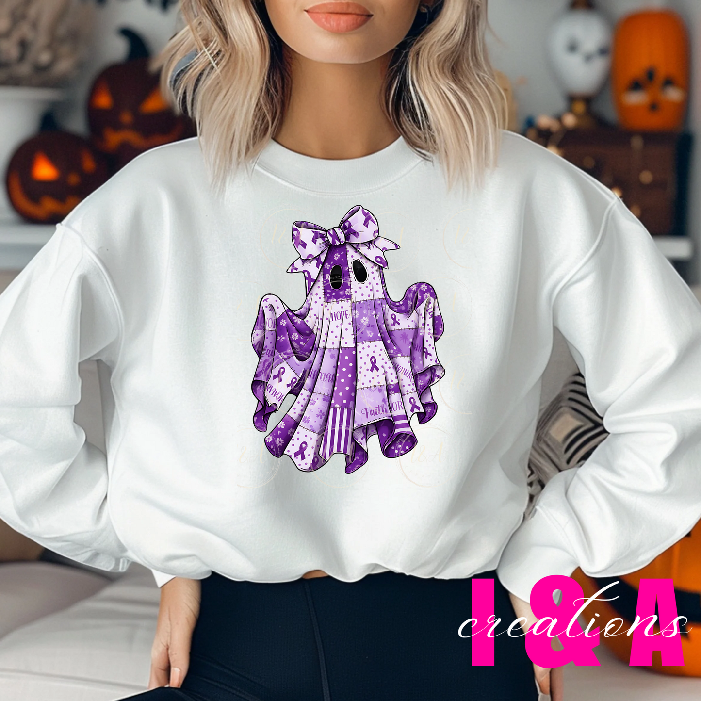 #120B Domestic violence awareness ghost