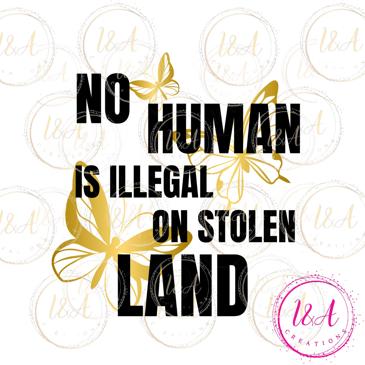 #726B No human is illegal on stolen land