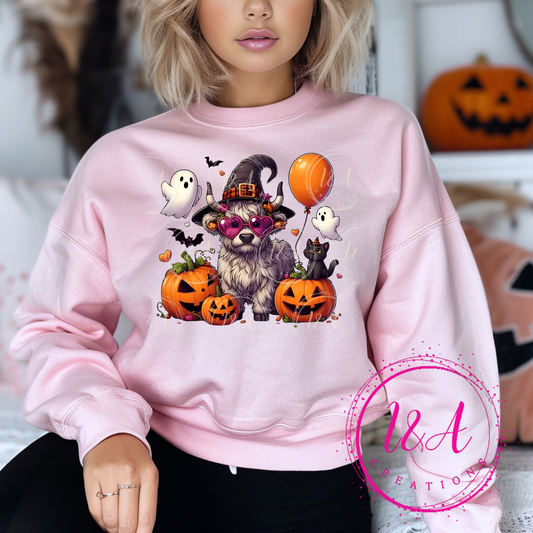 #472B Halloween cow