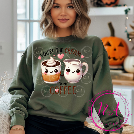 #670B you're the cream to my coffee