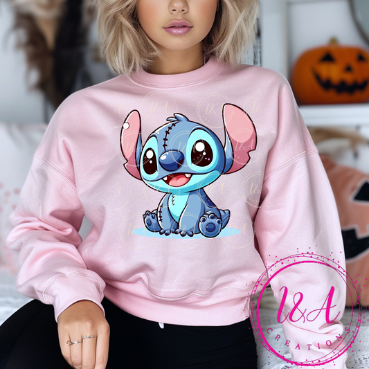 #605B cute baby alien