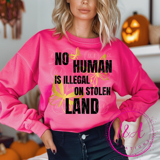 #726B No human is illegal on stolen land
