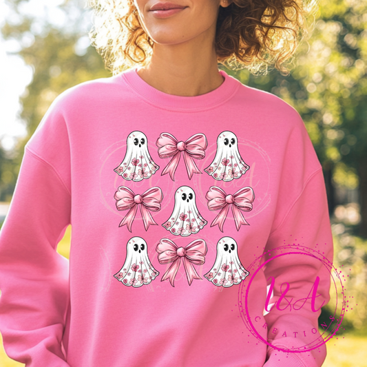 #63C ghosts and pink bows