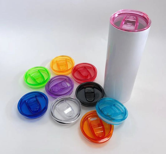 Plastic color lids for 20oz tumblers