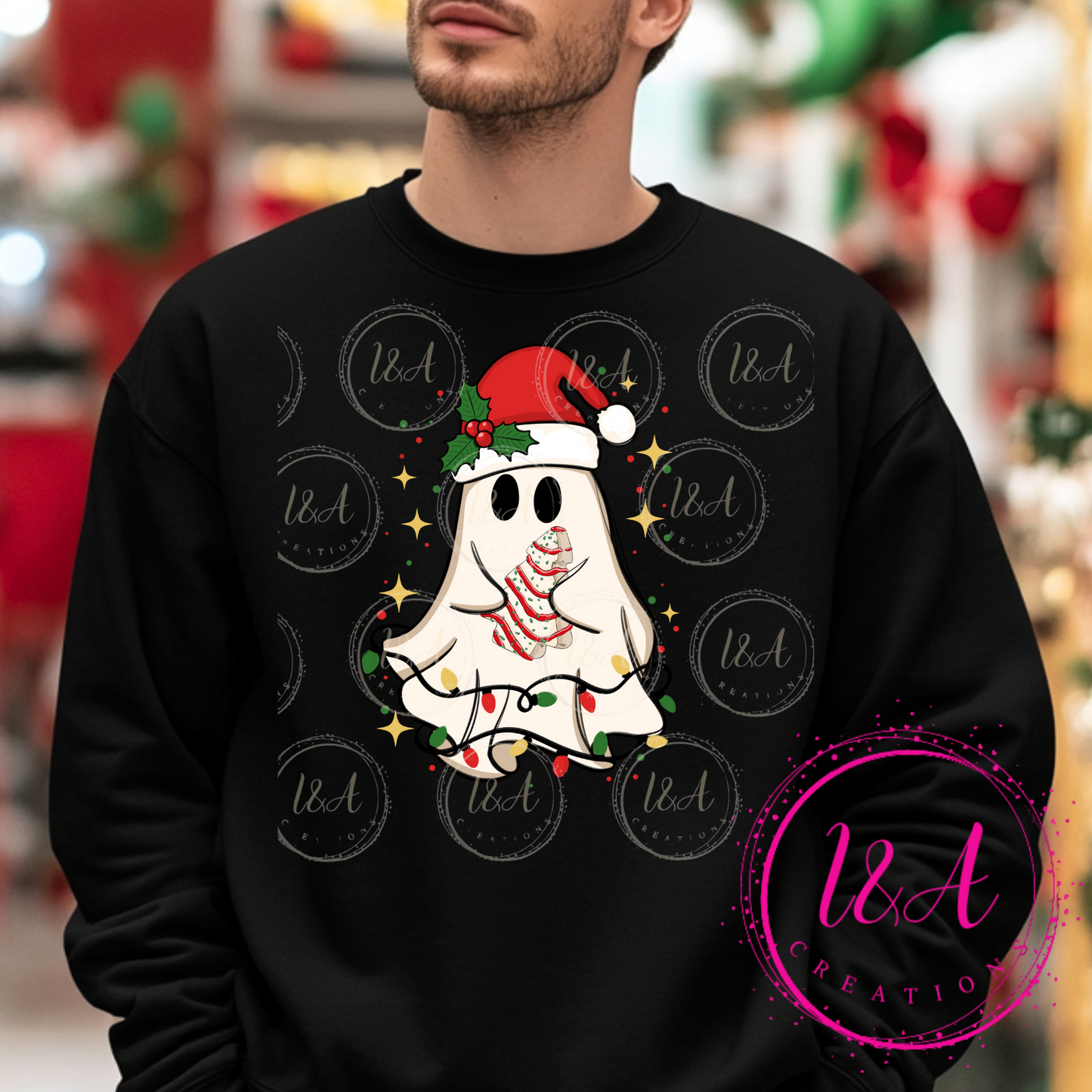 #181B Christmas ghost