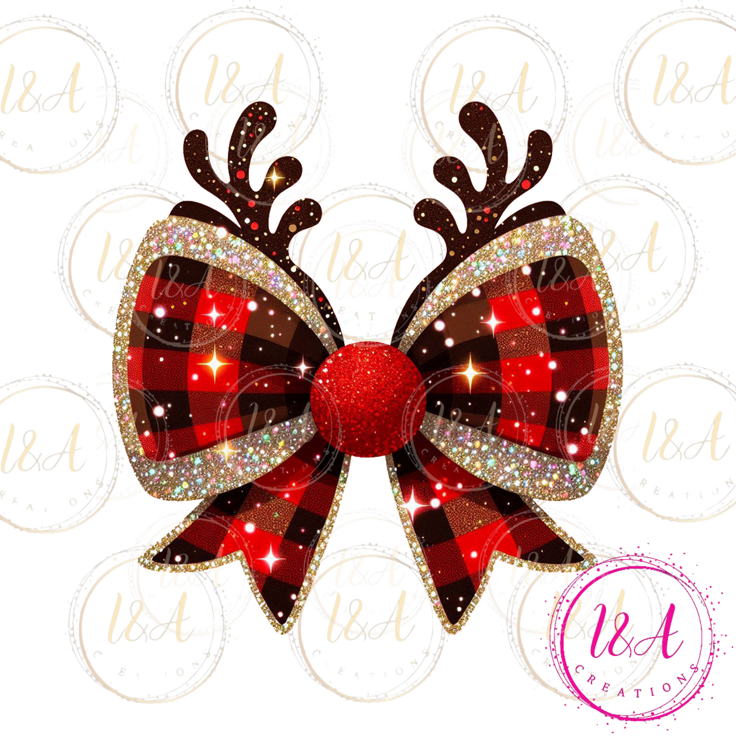 #180B Christmas bow