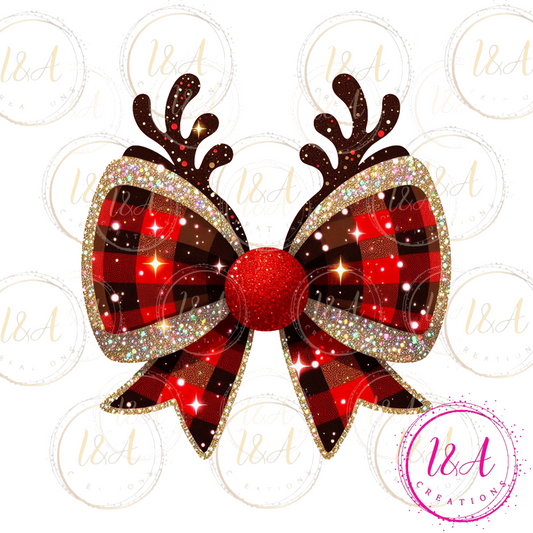 #180B Christmas bow