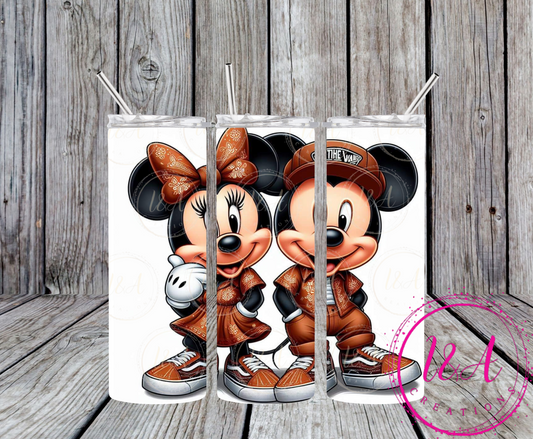 Mouse with brown outfit