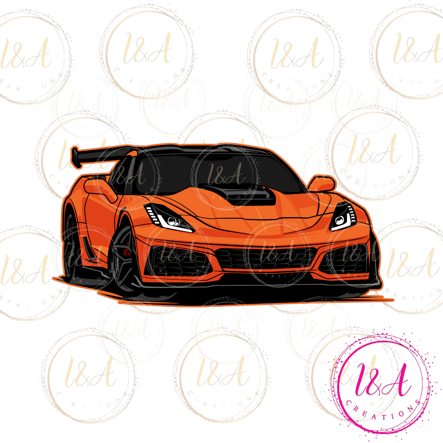 #505B orange car