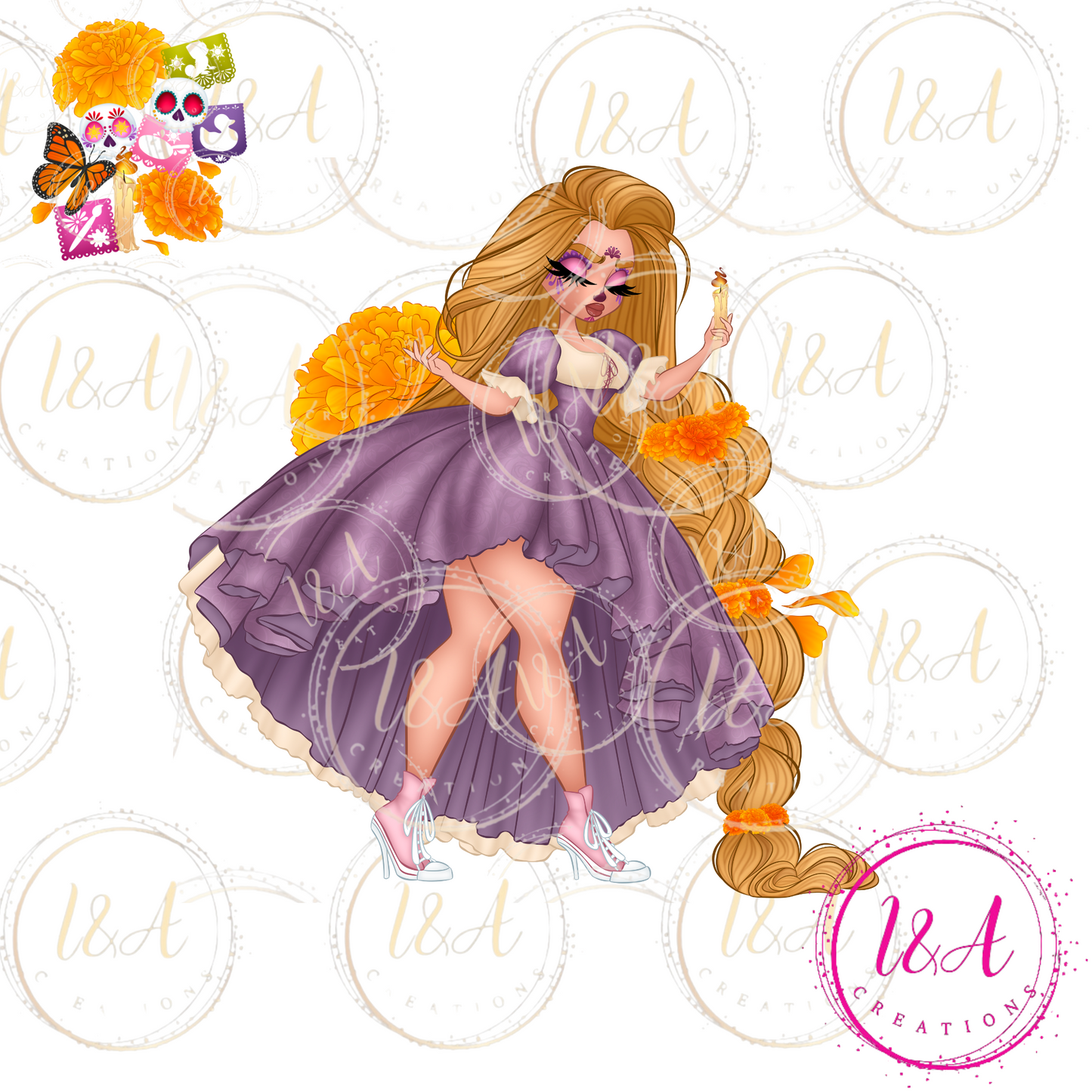 #95C Catrina Magic hair