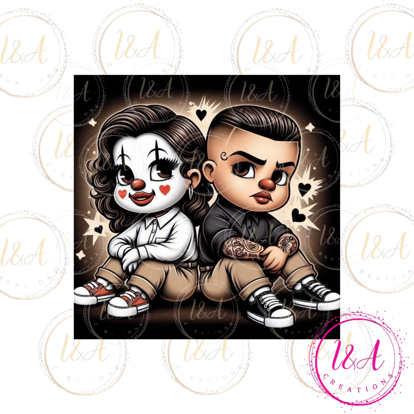 Cute cholos couple