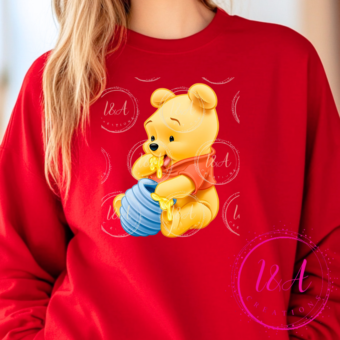 #111C Bear eating honey