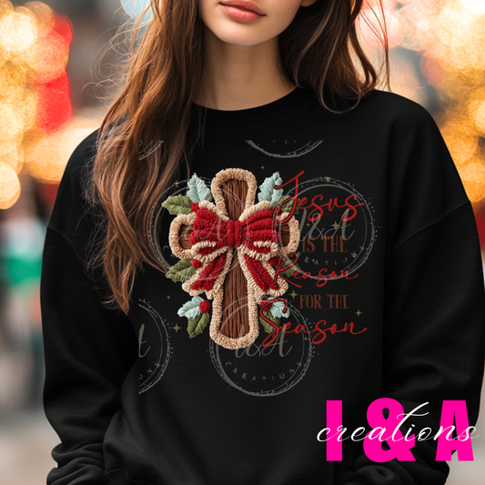 #165C Faux chrochet Jesus