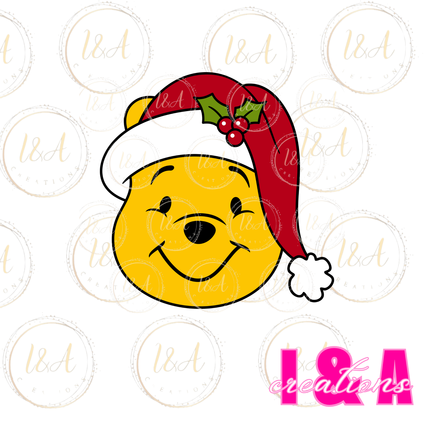 #482 honey bear Christmas