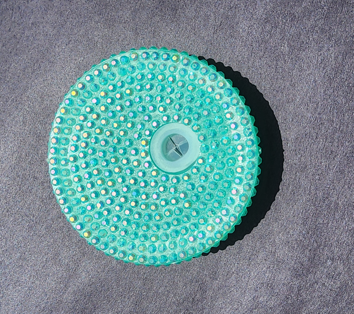 Rhinestones acrylic lids