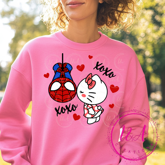 #225 spider and kitty love