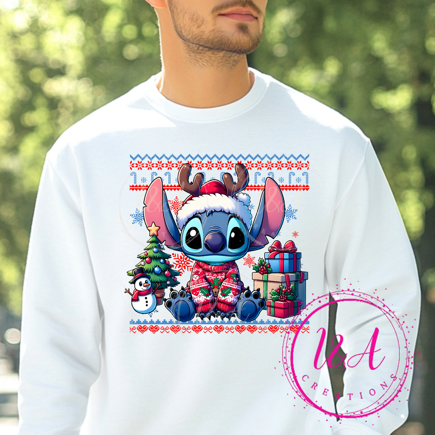 #68C Christmas alien