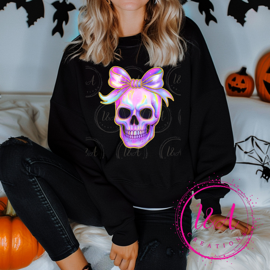 #473B colorful skull